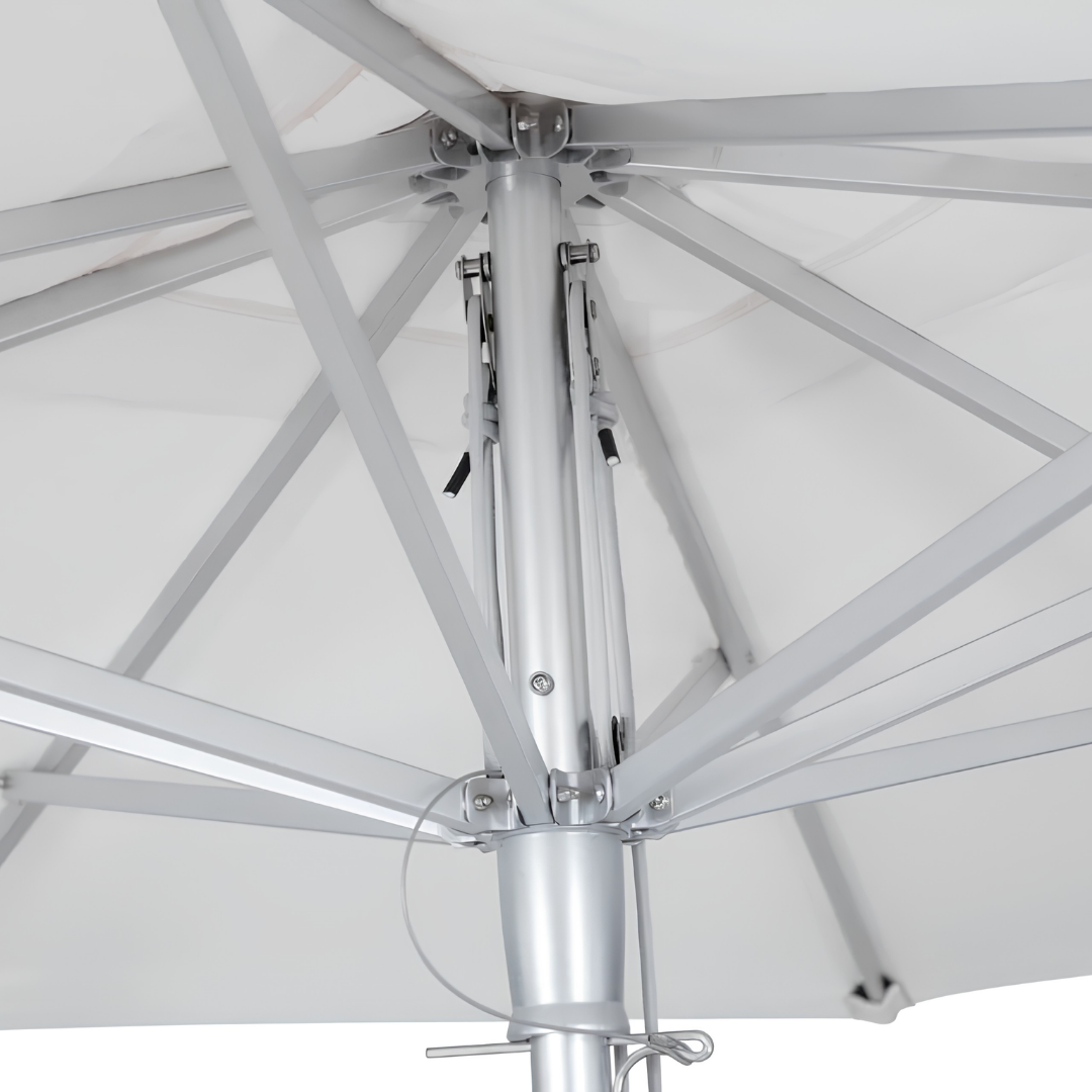 Valencia Aluminum Market Pulley Umbrella