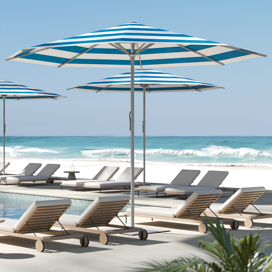 Roma Giant Aluminum Telescoping Umbrella
